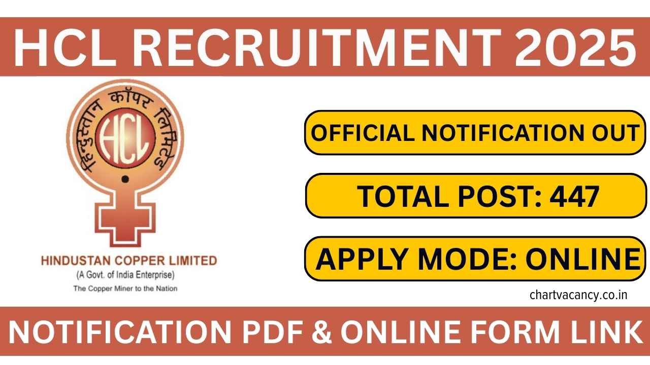 Hindustan Copper Junior Manager Recruitment 2025