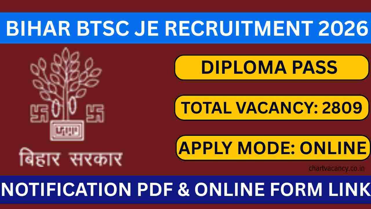 Bihar BTSC JE Recruitment 2026