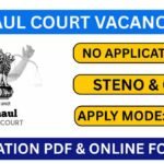 Narnaul Court Steno & Clerk Vacancy 2025