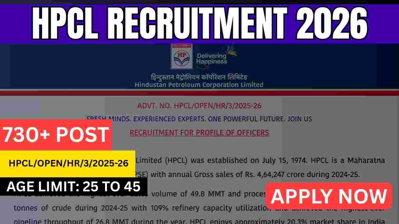 HPCL Recruitment 2026