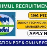 KMF SHIMUL Recruitment 2026