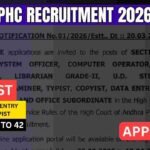 APHC Recruitment 2026