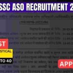 UPSSSC ASO Recruitment 2026