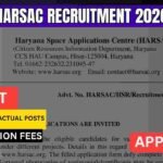 HARSAC Recruitment 2026