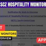 IRCTC SCZ Hospitality Monitor 2026