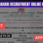 MP Jail Prahari Recruitment Online Form 2026