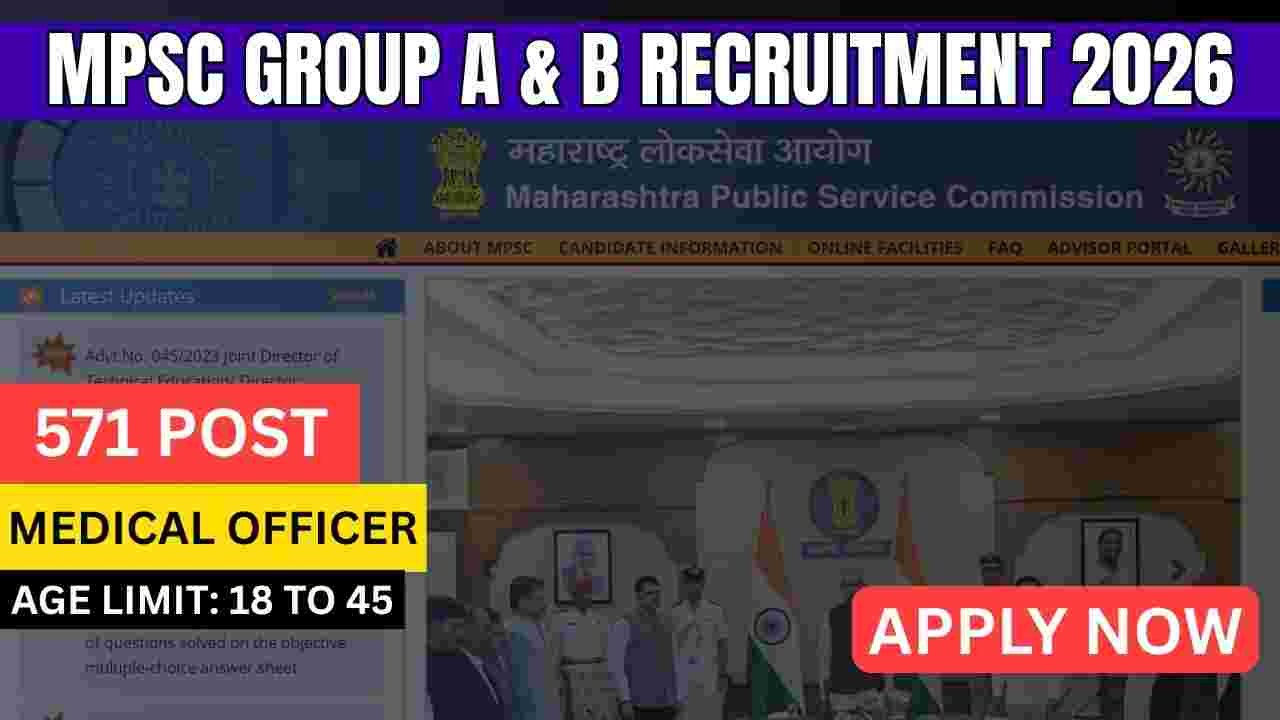 MPSC Group A & B Recruitment 2026