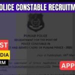 Punjab Police Constable Recruitment 2026