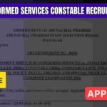 APSSB Uniformed Services Constable Recruitment 2026