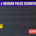Andaman & Nicobar Police Recruitment 2026