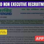 POWERGRID Non Executive Recruitment 2026