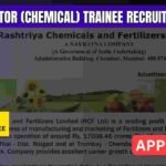 RCFL Operator (Chemical) Trainee Recruitment 2026