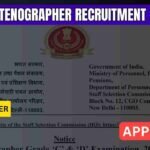 SSC Stenographer Recruitment 2026