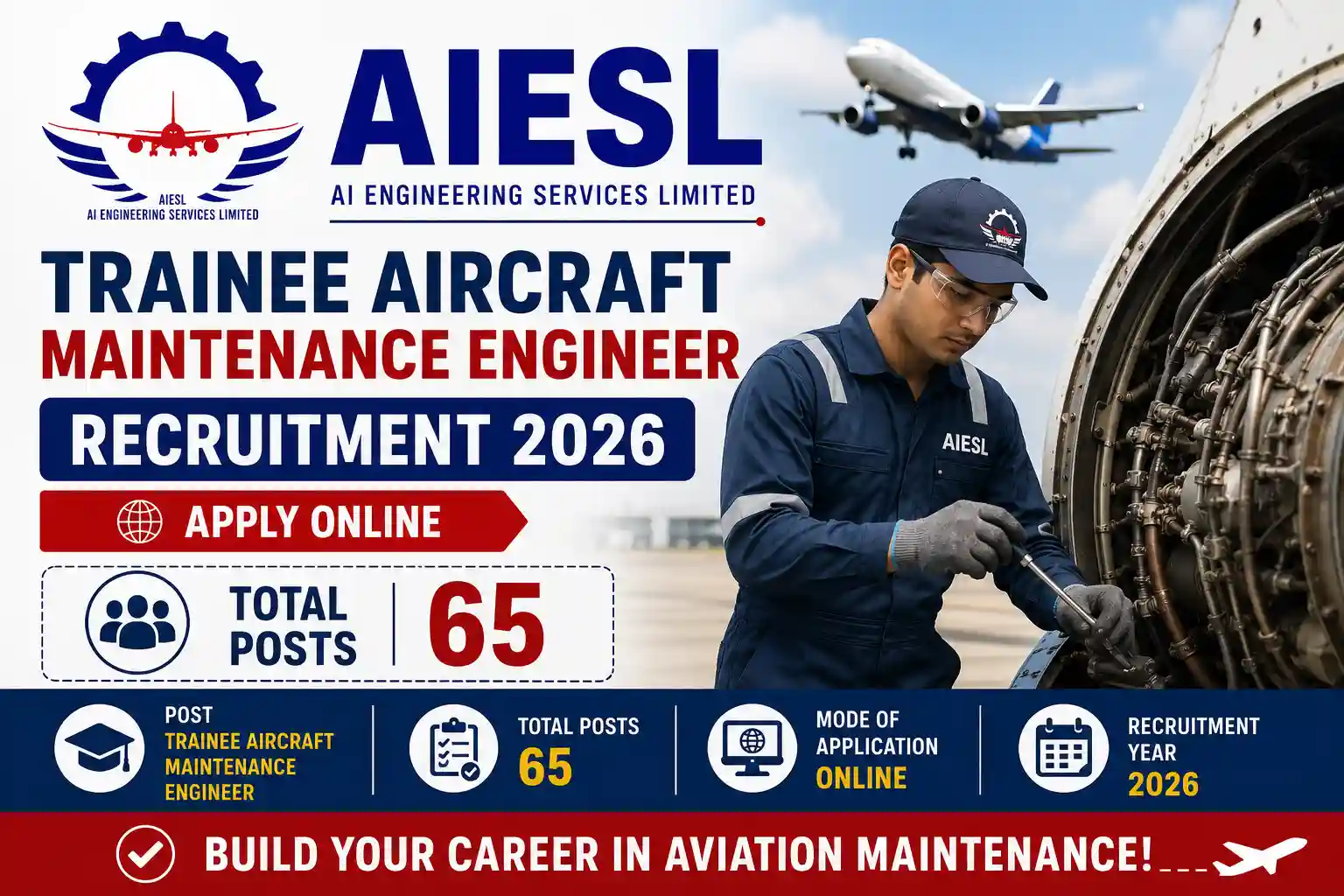 AIESL Trainee Aircraft Maintenance Engineer Recruitment 2026