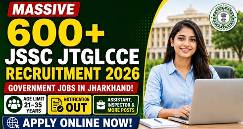 Jharkhand JSSC JTGLCCE Recruitment 2026