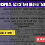 MPESB Hospital Assistant Recruitment 2026