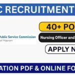 MPSC Nursing Officer & Staff Nurse Recruitment 2026
