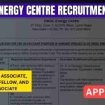 ONGC Energy Centre Recruitment 2026