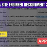 RLDA Site Engineer Recruitment 2026