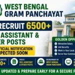WB Gram Panchayat to Recruit 6500+ DEO, Assistant & Other Posts, Official Notification Expected Soon