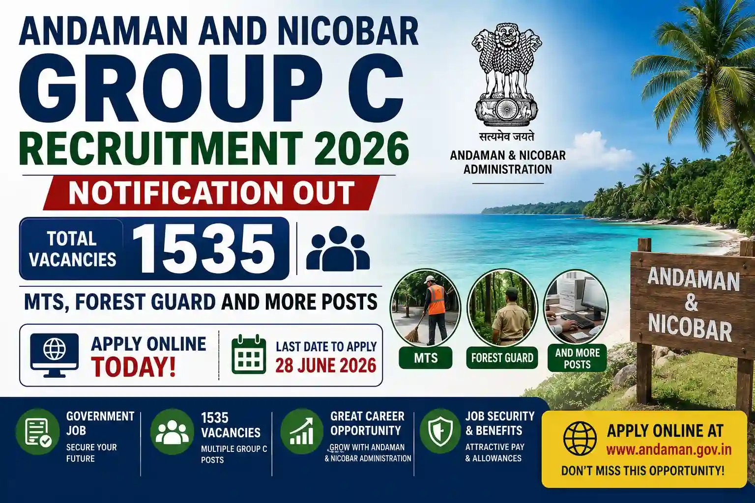 Andaman and Nicobar Group C Recruitment 2026