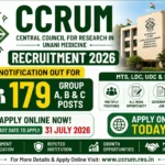 CCRUM Recruitment 2026