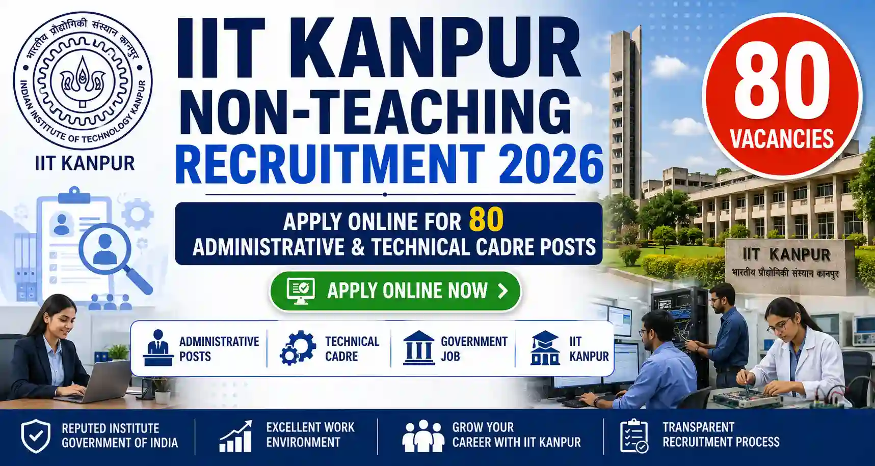 IIT Kanpur Non Teaching Recruitment 2026