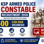 KSP Armed Police Constable Recruitment 2026