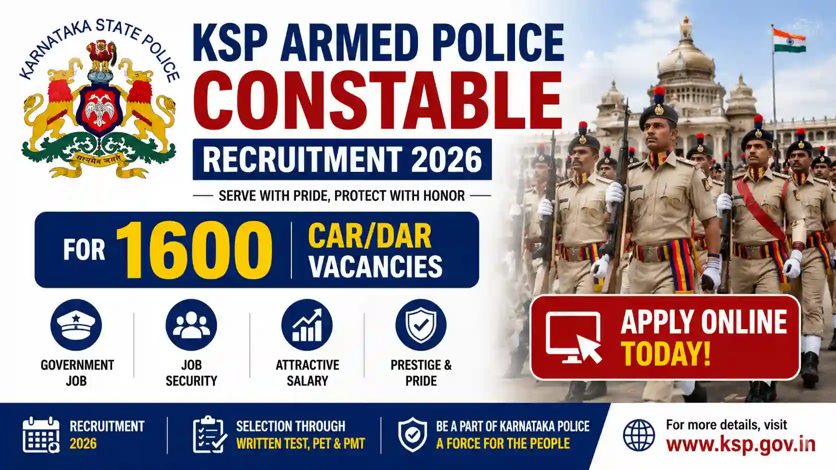 KSP Armed Police Constable Recruitment 2026