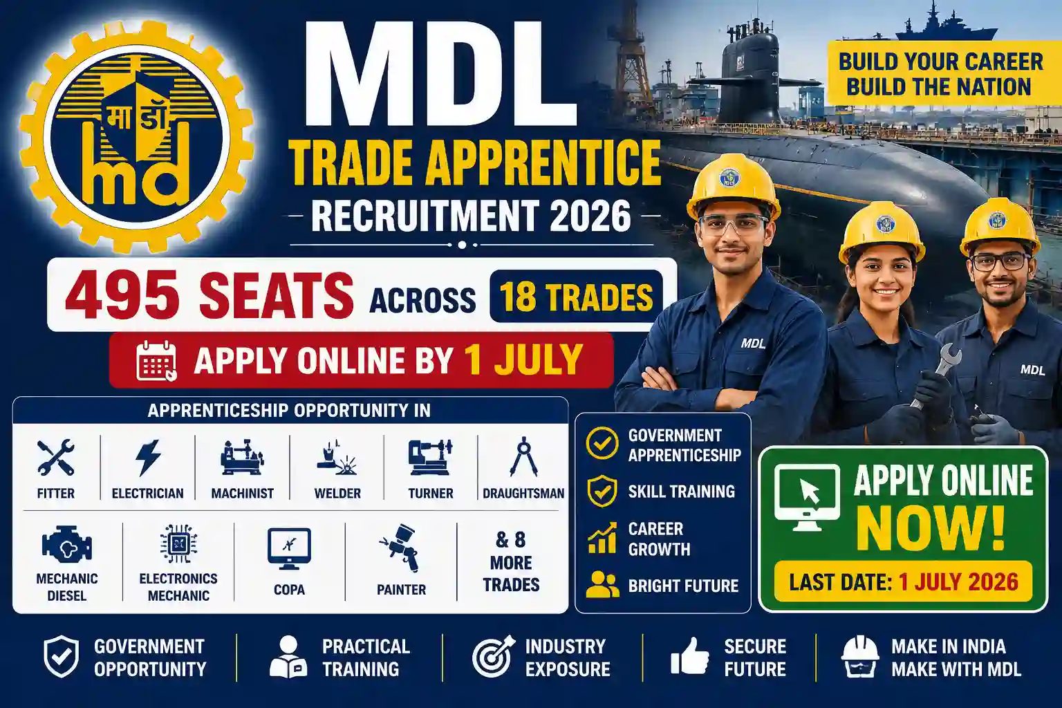 MDL Trade Apprentice Vacancy 2026