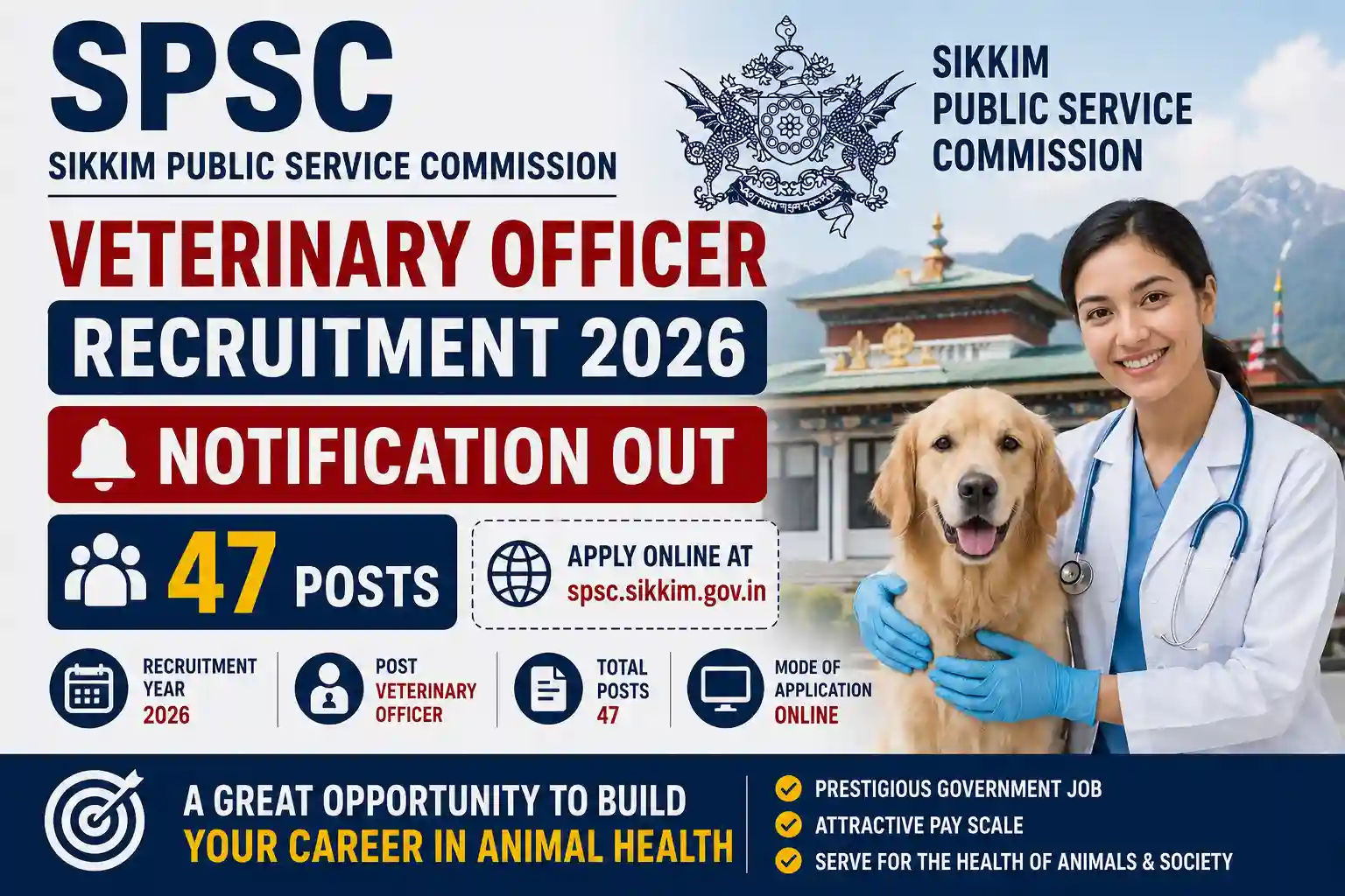 SPSC Veterinary Officer Recruitment 2026