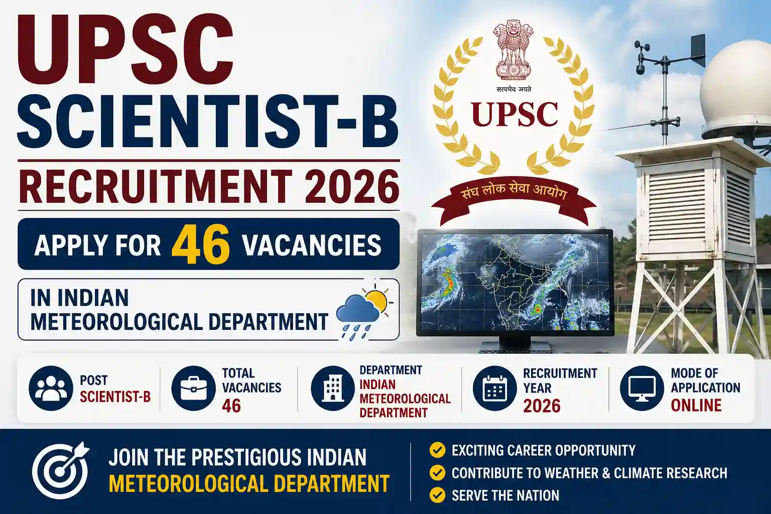 UPSC Scientist-B Recruitment 2026
